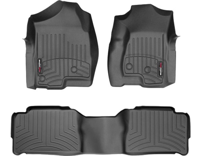 Коврики Weathertech Black для Cadillac Escalade; Chevrolet Tahoe; GMC Yukon (mkII)(1-2 row) 2002-2006, ціна: 11 488 грн.