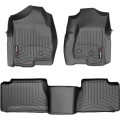 Коврики WeatherTech Black для Chevrolet Silverado (mkI)(extended cab)(no 4x4 shifter)(with storage boxes under 2 row) 1999-2007, цена: 13 472 грн.