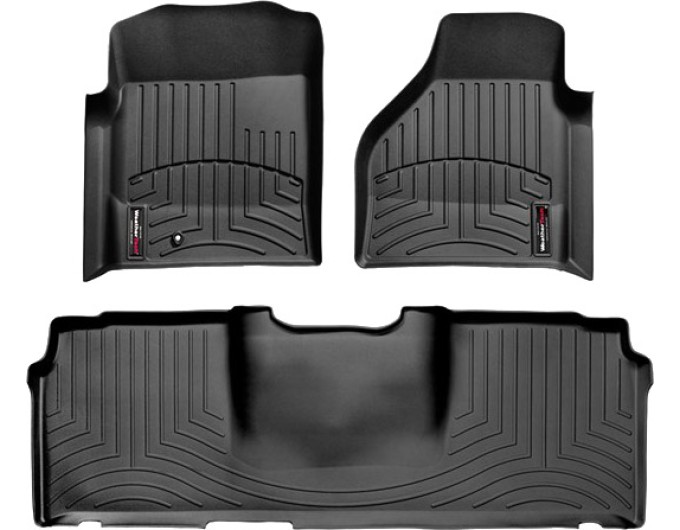 Коврики Weathertech Black для Dodge Ram (mega cab)(mkIII)(2WD) 2005-2008 automatic, ціна: 11 709 грн.