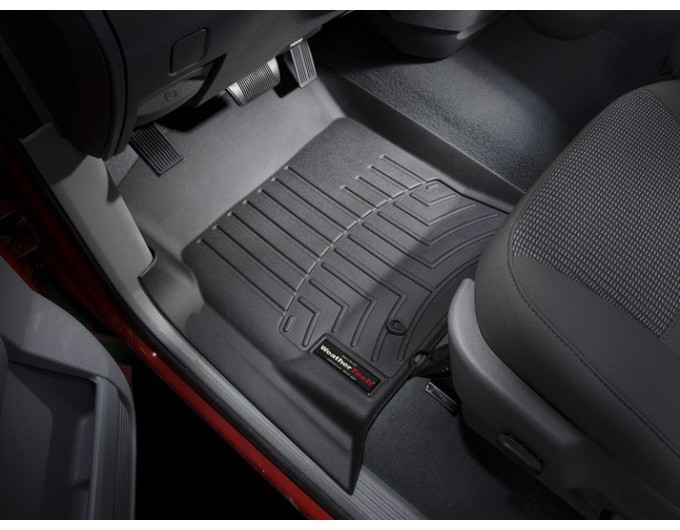 Коврики Weathertech Black для Dodge Ram (quad cab)(mkIII)(2WD) 2002-2008 automatic, ціна: 11 709 грн.