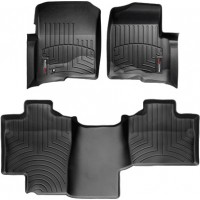 Коврики WeatherTech Black для Ford F-150 (mkXI)(extended cab)(no 4x4 shifter) 2004-2008