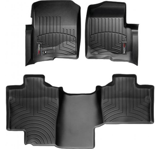 Коврики Weathertech Black для Ford F-150 (extended cab)(mkXI)(no 4x4 shifter) 2004-2008, ціна: 12 487 грн.