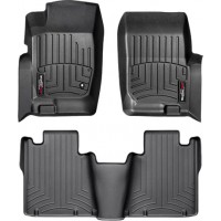 Коврики Weathertech Black для Ford Explorer (mkIII); Mercury Mountaineer (1-2 row)(2 row bench seats or bucket no console) 2002-2005