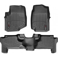 Коврики WeatherTech Black для Chevrolet Trailblazer; GMC Envoy; Buick Rainier (mkI)(2 rows) 2001-2008