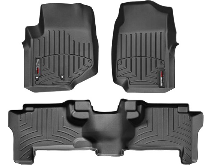 Коврики Weathertech Black для Chevrolet Trailblazer; GMC Envoy; Buick Rainier (no 3 row)(mkI) 2001-2008, ціна: 11 709 грн.