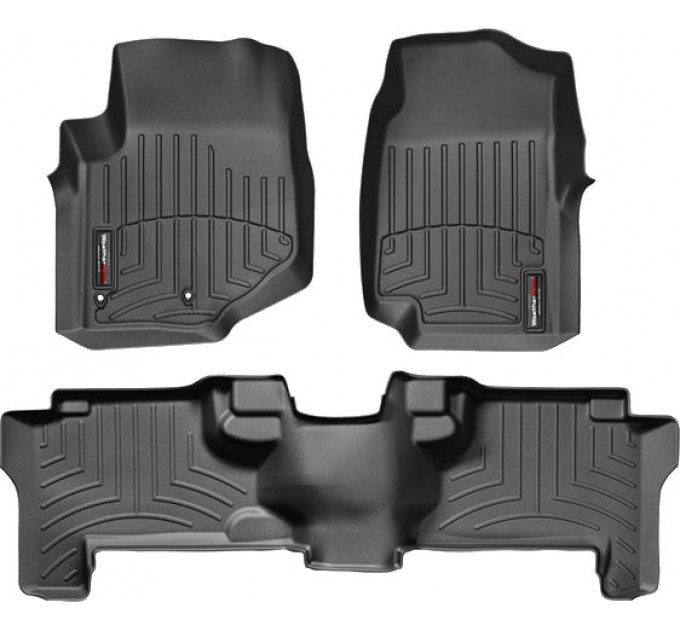 Коврики Weathertech Black для Chevrolet Trailblazer; GMC Envoy; Buick Rainier (no 3 row)(mkI) 2001-2008, ціна: 10 849 грн.