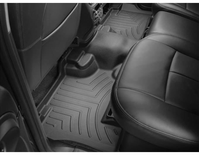 Коврики WeatherTech Black для Chevrolet Trailblazer; GMC Envoy; Buick Rainier (mkI)(2 row) 2001-2008, цена: 5 135 грн.