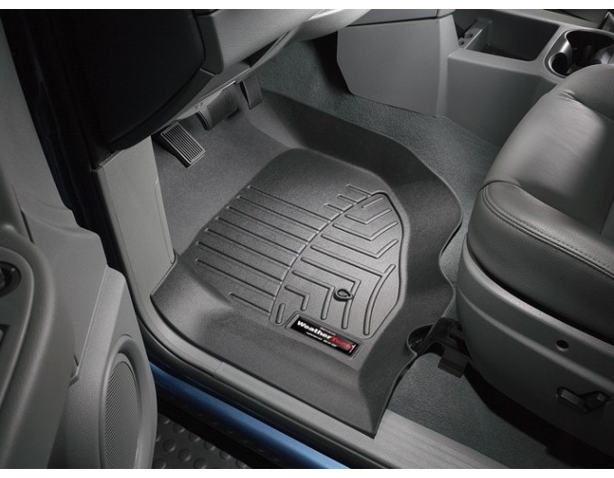 Коврики WeatherTech Black для Dodge Durango (mkII); Chrysler Aspen (mkI)(1-2 row) 2004-2010, цена: 11 488 грн.