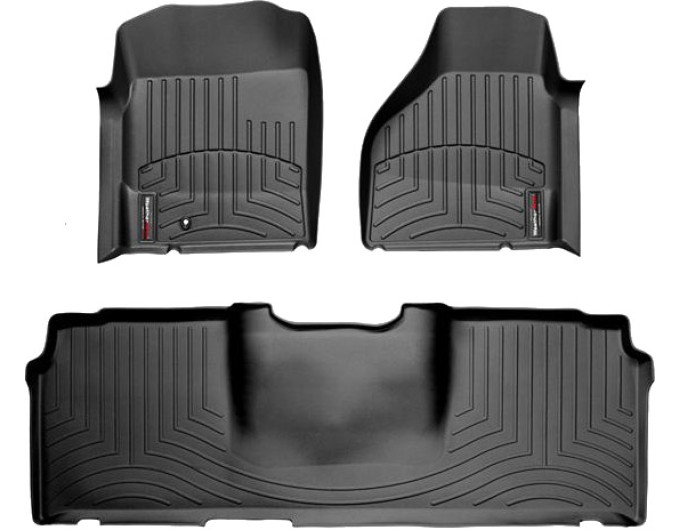 Коврики Weathertech Black для Dodge Ram (mega cab)(mkIII)(AWD) 2005-2008 automatic, ціна: 11 709 грн.