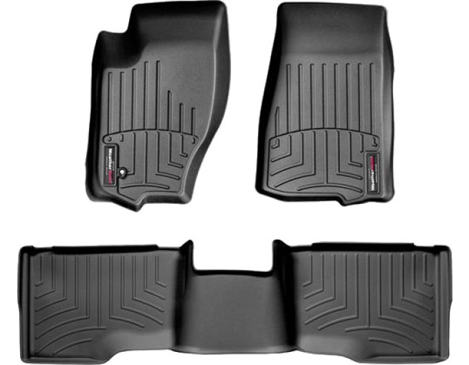Коврики WeatherTech Black для Jeep Grand Cherokee (WK) / Commander (XK)(1-2 row) 2005-2010, цена: 11 488 грн.