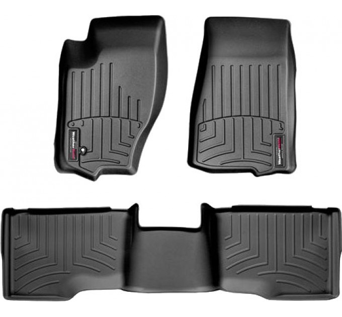 Коврики WeatherTech Black для Jeep Grand Cherokee (WK) / Commander (XK)(1-2 row) 2005-2010, цена: 10 641 грн.