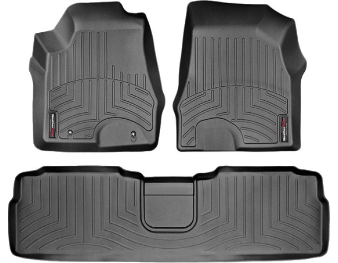 Коврики WeatherTech Black для Toyota Highlander (mkI)(hybrid) 2006-2007, цена: 11 488 грн.