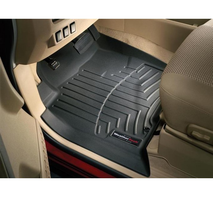 Коврики WeatherTech Black для Nissan Titan (mkI)(extended cab)(1 row)(1 fixing hook) 2003-2008, цена: 6 144 грн.