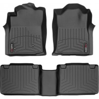 Коврики Weathertech Black для Toyota Tacoma (extended cab)(mkII)(no storage boxes on 2 row) 2005-2007 automatic