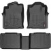 Коврики WeatherTech Black для Toyota Tacoma (mkII)(extended cab)(no storage boxes on 2 row) 2005-2007 automatic, цена: 10 641 грн.