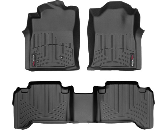 Коврики WeatherTech Black для Toyota Tacoma (mkII)(double cab) 2005-2007 automatic, цена: 11 488 грн.