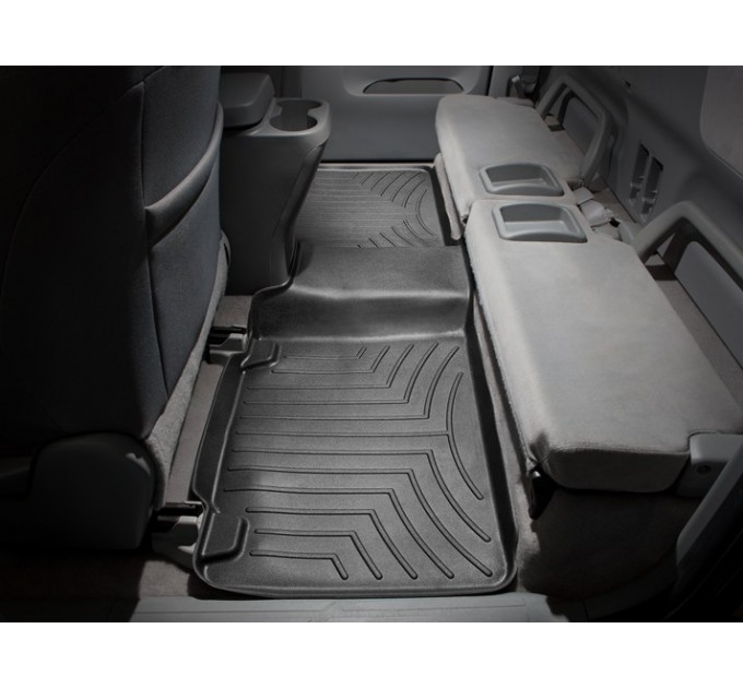 Коврики Weathertech Black для Toyota Tacoma (extended cab)(mkII)(no storage boxes on 2 row) 2005-2007 automatic, ціна: 10 641 грн.