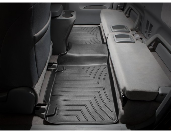 Коврики Weathertech Black для Toyota Tacoma (extended cab)(mkII)(no storage boxes on 2 row)(2 row) 2005-2015, ціна: 4 911 грн.