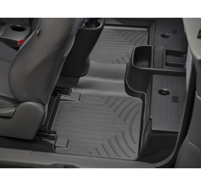 Коврики Weathertech Black для Toyota Tacoma (extended cab)(mkII)(with storage boxes on 2 row) 2012-2015, ціна: 10 641 грн.