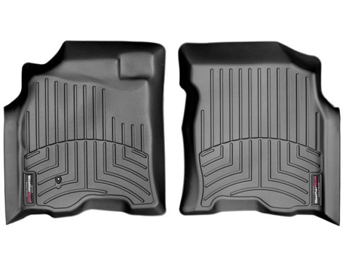 Коврики Weathertech Black для Toyota Tundra (double cab)(mkI)(1 fixing hook)(1 row) 2004-2004 automatic, ціна: 6 692 грн.