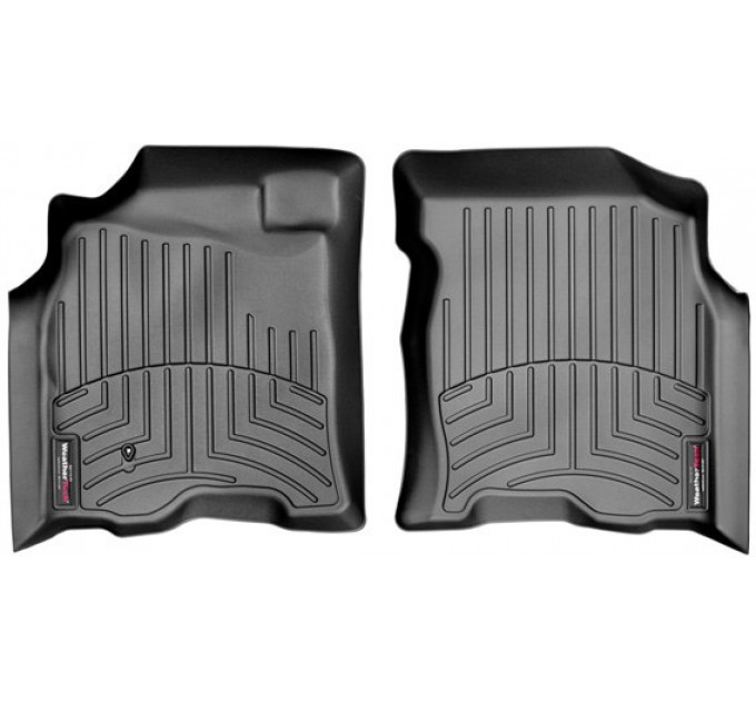 Коврики Weathertech Black для Toyota Tundra (double cab)(mkI)(1 fixing hook)(1 row) 2004-2004 automatic, ціна: 6 144 грн.