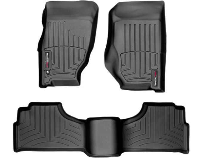Коврики WeatherTech Black для Jeep Cherokee (KJ)(no dead pedal) 2002-2007, цена: 11 488 грн.