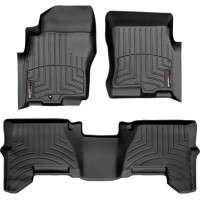 Коврики WeatherTech Black для Nissan Pathfinder (mkIII) /Xterra (N50)(1-2 row)(1 fixing) 2005-2008 (USA)