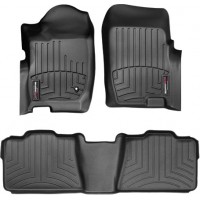 Коврики WeatherTech Black для Ford Explorer (mkIV); Mercury Mountaineer (mkIII)(1-2 row)(2 row bench seats or bucket no console) 2006-2010