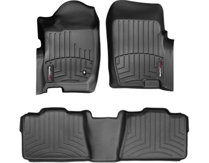 Коврики WeatherTech Black для Ford Explorer (mkIV); Mercury Mountaineer (mkIII)(1-2 row)(2 row bench seats or bucket no console) 2006-2010, цена: 11 488 грн.