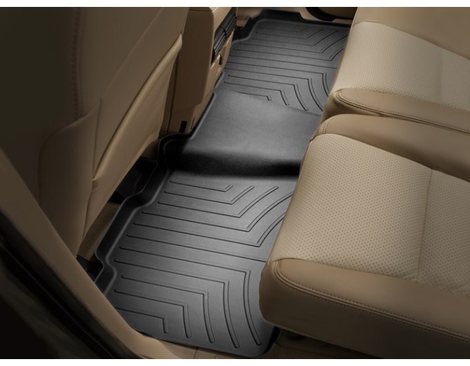 Коврики WeatherTech Black для Ford Explorer (mkIV); Mercury Mountaineer (mkIII)(2 row bench seats or bucket no console)(2 row) 2006-2010, цена: 4 911 грн.