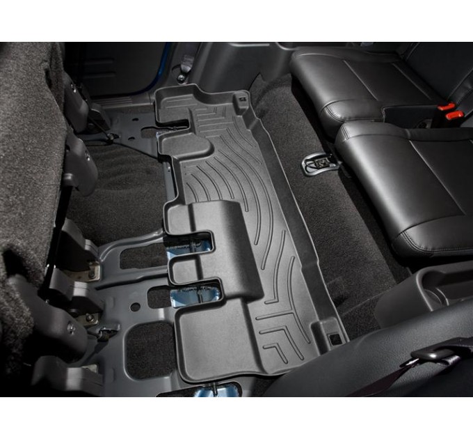 Коврики WeatherTech Black для Ford Explorer (mkIV); Mercury Mountaineer (mkIII)(2 row bench seats or bucket without console)(3 row) 2006-2010, цена: 3 683 грн.