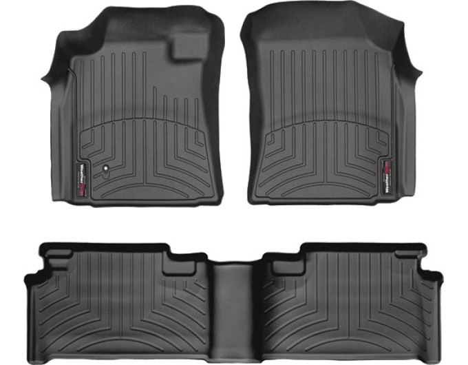 Коврики WeatherTech Black для Toyota Tundra (mkI)(extended cab)(1 fixing hook) 2004-2006 automatic, цена: 11 709 грн.