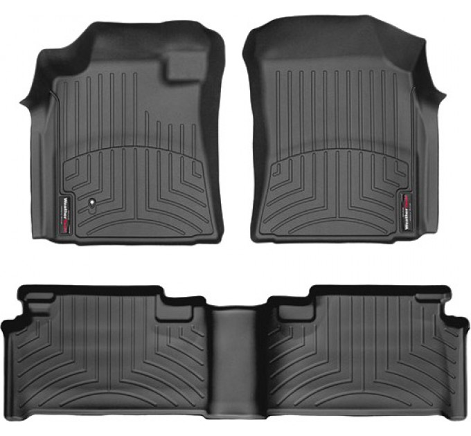 Коврики Weathertech Black для Toyota Tundra (extended cab)(mkI)(1 fixing hook) 2004-2006 automatic, ціна: 10 849 грн.