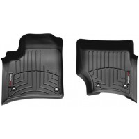 Коврики WeatherTech Black для Volkswagen Touareg (mkI); Porsche Cayenne (mkI)(4 oval fixings)(1 row) 2002-2008