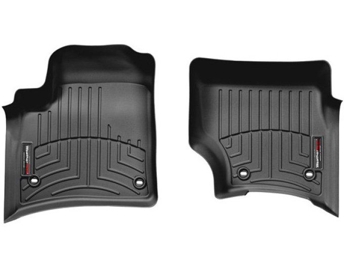 Коврики WeatherTech Black для Volkswagen Touareg (mkI); Porsche Cayenne (mkI)(4 oval fixings)(1 row) 2002-2008, цена: 6 692 грн.