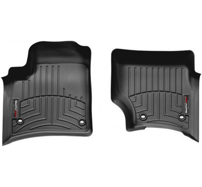 Коврики Weathertech Black для Volkswagen Touareg; Porsche Cayenne (mkI)(4 oval fixings)(1 row) 2002-2008, ціна: 6 144 грн.