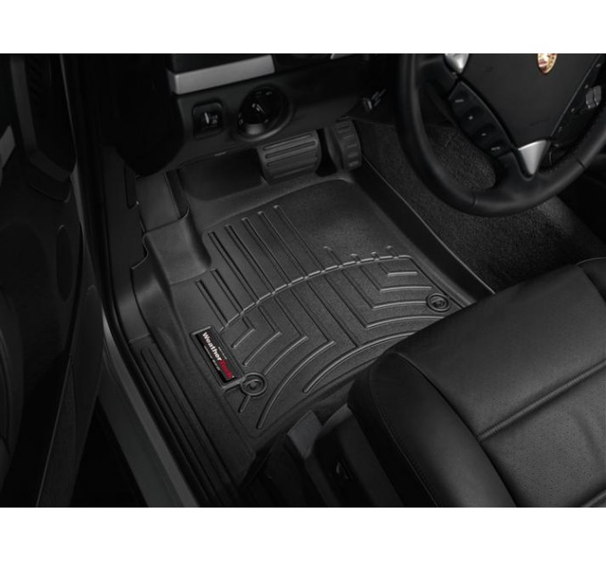 Коврики WeatherTech Black для Volkswagen Touareg (mkI); Porsche Cayenne (mkI)(4 oval fixings) 2002-2008, цена: 10 849 грн.