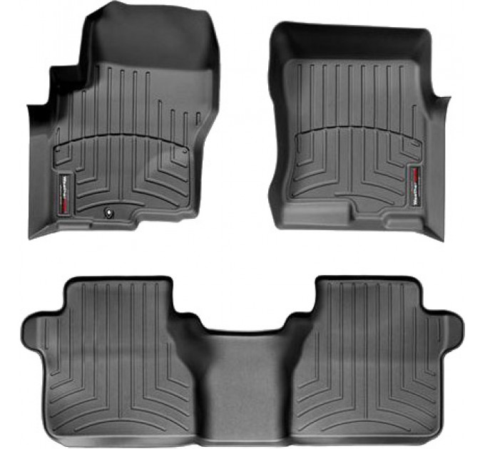 Коврики Weathertech Black для Nissan Navara (double cab)(D40)(1 fixing)(no rockford system) 2005-2008; Suzuki Equator (double cab) 2008-2012, ціна: 10 641 грн.