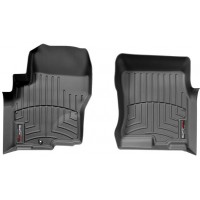 Коврики WeatherTech Black для Nissan Navara (D40)(all cabs)(1 fixing)(1 row) 2005-2008; Suzuki Equator (mkI)(all cabs)(1 fixing)(1 row) 2008-2012