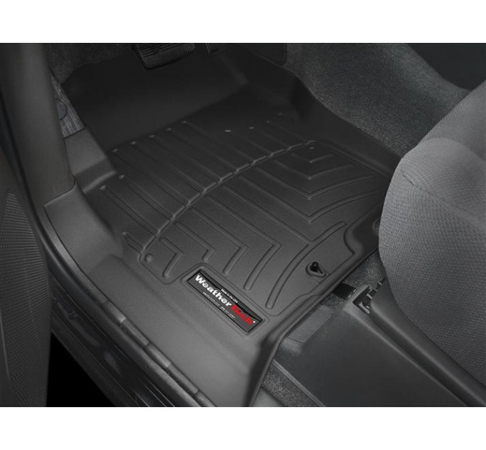 Коврики WeatherTech Black для Nissan Navara (D40)(double cab)(1 fixing)(with rockford system) 2005-2008, цена: 10 641 грн.