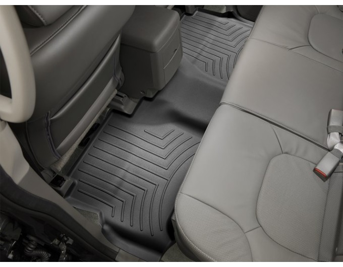 Коврики WeatherTech Black для Nissan Navara (D40)(double cab)(1 fixing)(no rockford system) 2005-2008; Suzuki Equator (double cab) 2008-2012, цена: 11 488 грн.
