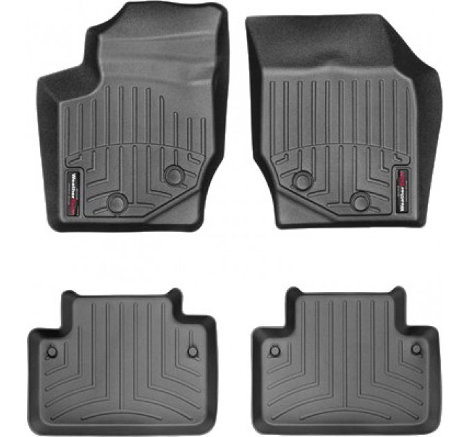 Коврики Weathertech Black для Volvo XC90 (mkI)(1-2 row) 2002-2014, ціна: 9 826 грн.