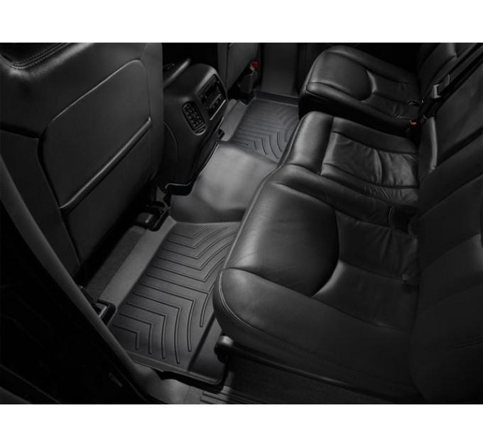 Коврики Weathertech Black для Cadillac Escalade ESV / EXT; Chevrolet Suburban; GMC Yukon XL (1-2 row) 2000-2007, ціна: 10 186 грн.