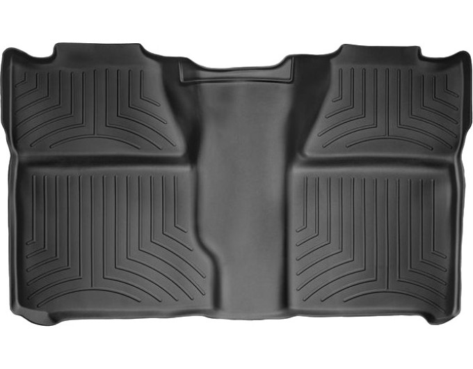 Коврики WeatherTech Black для Chevrolet Silverado (mkII); GMC Sierrra (mkII)(double cab)(no storage boxes under 2 row)(2 row) 2007-2014, цена: 6 915 грн.