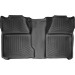 Коврики WeatherTech Black для Chevrolet Silverado (mkII); GMC Sierrra (mkII)(double cab)(no storage boxes under 2 row)(2 row) 2007-2014, цена: 6 343 грн.