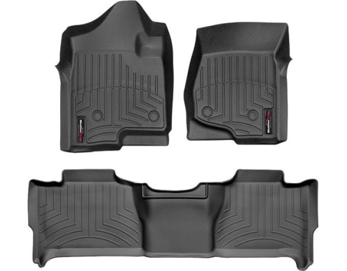 Коврики Weathertech Black для Chevrolet Suburban (mkX) / Tahoe (mkIII); GMC Yukon (mkX) / Yukon XL (mkIII)(1-2 row) 2007-2014, ціна: 11 488 грн.