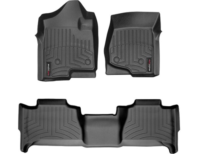 Коврики WeatherTech Black для Cadillac Escalade (mkIII)(not hybrid) / Escalade ESV (mkIII)(1-2 row) 2007-2014, цена: 11 709 грн.