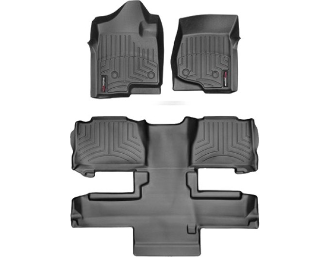 Коврики Weathertech Black для GMC Yukon (not hybrid)(mkIII)(1-2-3 row)(2 row bucket seats) 2011-2014, ціна: 13 472 грн.