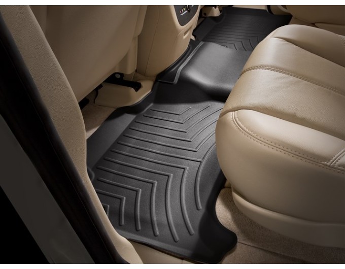 Коврики WeatherTech Black для Chevrolet Suburban (mkIII) / Tahoe (mkIII); GMC Yukon (mkIII) / Yukon XL (mkIII)(not hybrid)(2 row) 2007-2014, цена: 4 911 грн.