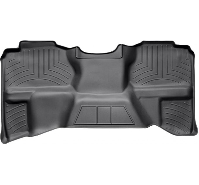 Коврики WeatherTech Black для Chevrolet Silverado (mkII); GMC Sierra (mkII)(extended cab)(no storage boxes under 2 row)(2 row) 2007-2014, цена: 6 343 грн.